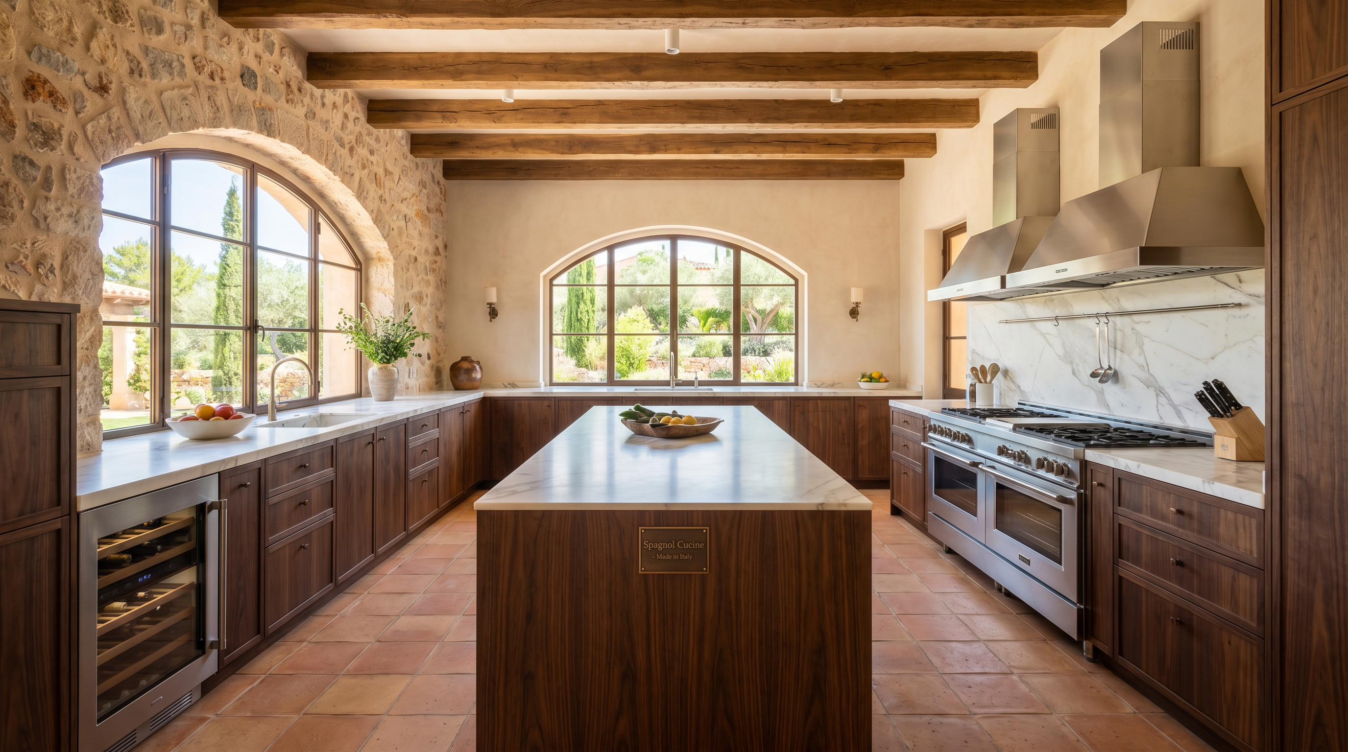 Cuisine italienne Spagnol Cucine haut de gamme 1 — savoir-faire artisanal Grand Ouest Cabinet Negotium